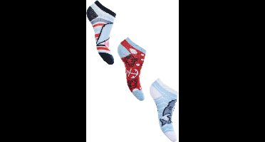 Peppa Pig Sneakersokken - Maat 23-26 - Kindersokken - 3 paar - Voor kinderen - Sea uitvoering