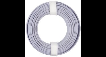 Donau Elektronik 175-019 Draad LiY 1 x 0.75 mm² Grijs 1 stuk(s)