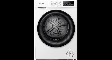 Exquisit TWP8080-010C - Wasdroger met C Label - Warmtepompdroger - 15 programma's - 8 Kilo - Allergie - Dons - 5 Jaar Garantie