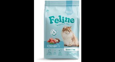 HobbyFirst Feline Kattenvoer Sensitive Urinary Chicken 4,5 kg - Kat