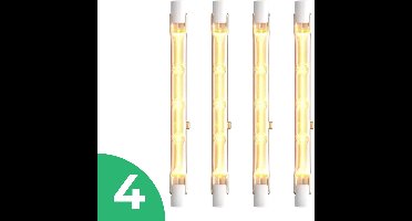 LEDVANCE Staaflamp (254mm) Halogeenlamp R7s - 1500W - Warm Wit Licht (3000K) - 31000 lm - 2 jaar - Dimbaar - 4 stuks