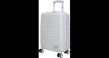 Zebra Trends Sandy Koffer - 20 Inch - Handbagagekoffer - Gerecycled - TSA - Lichtgewicht - Reizen - Lichtblauw