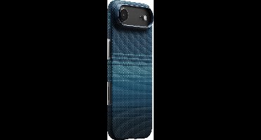 Pitaka Ultra Slim Hoesje iPhone Air – Compatibel met MagSafe – Krasbestendige Camera Bedieningsknop – Vervaardigd uit Luchtvaartwaardige Aramidevezel - Blauw