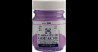 Talens Plakkaatverf Extra Fijn - 50 ml Lila 556 - Sterk gepigmenteerde matte verf