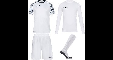 Uhlsport Reaction Keeperset Kinderen - Wit / Marine | Maat: 140