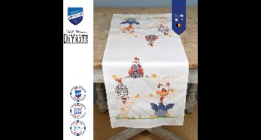 Vervaco - Loper kit Gekke kippen - PN-0215597