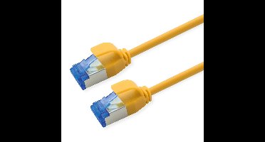 ROLINE Patchkabel Kat.6A (Class EA) S/FTP (PiMF) , LSOH, PoE, geel, 2 m
