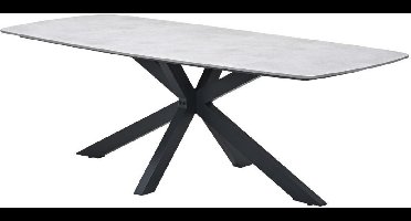 Garden Impressions Fiore tuintafel 220x100xH72 cm - donker grijs