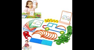 Houten Kinderen Puzzel Speelgoed - Creatieve Vormen Puzzel Spelletjes - Vroege Puzzel Speelgoed - Hands-on Vaardigheden Training - Geschikt Voor Jongens En Meisjes Van 3-6 Jaar