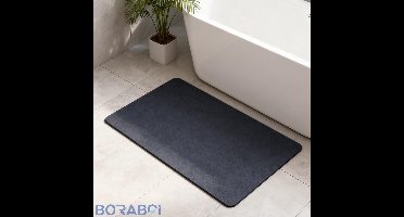 Bademat - Rutschfest - 40x60 cm - Shaggy - Absorbierend