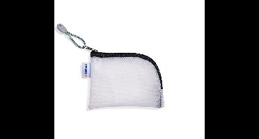 HERMA documententas A7 met ritssluiting, waterdichte mini-ritszak, afsluitbare documentenmap van kunststof met ritssluiting, semi-transparant, 14 x 10 cm, zwart