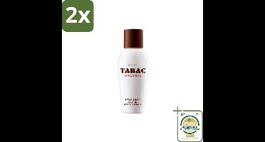 Tabac – Aftershave Lotion – Original – 150 ml - Voordeelverpakking - 2 stuks - Scheren na - Huid kalmeren