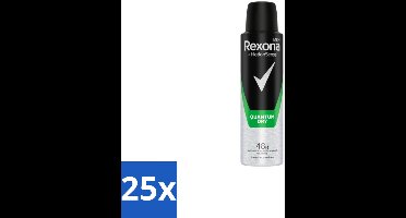 Rexona Men – Deodorant Spray – Quantum Dry – 150 ml - Bulkverpakking - 25 stuks