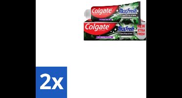 Colgate – Tandpasta – MaxFresh Whitening Bamboo Charcoal – 100 ml - Voordeelverpakking - 2 stuks