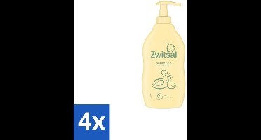 4 x Zwitsal Shampoo 400 ml - Babyshampoo - Zwitsal Babyshampoo - Baby Haar Verzorging - Gevoelige Huid - Anti-prik Shampoo