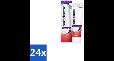 24 x Parodontax Tandpasta bij Bloedend Tandvlees Ultra Clean 75 ml - Bloedend Tandvlees - Tandpasta - Tandvleesbescherming - Tandplak - Fluoride