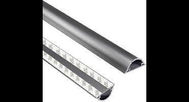 TRU COMPONENTS Kabelbrug 1568193 PVC Grijs Aantal kanalen: 1 1000 mm Inhoud: 1 m