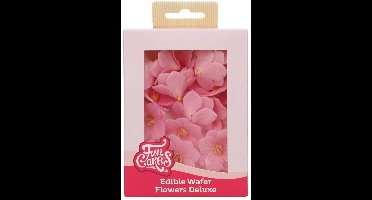 FunCakes Eetbare Bloemen Deluxe - Papieren Bloem - Hortensia Roze Klein - pk/18