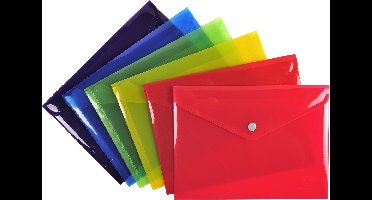 Exacompta 30x Iderama - etui met drukknop in polypropyleen - Geassorteerd - 34440E