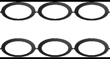 LED Downlight Inbouwspot Dimbaar 6 Stuks - Kingtron Thin - 18W 1800lm 120° Bundelhoek - Helder/Koud Wit 6500K - IP40 - Rond - Zwart - Ø229mm Buitenmaat - Ø205mm Zaagmaat