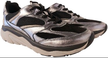 Gabor Rollingsoft Sneaker 76.936.67 Zwart Metallic