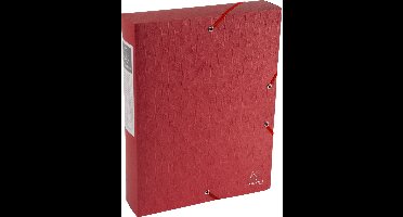 Exacompta 10x Klasseerdoos Scotten Rug 60mm - A4 - Rood - 50915E