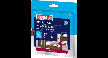 tesa E-PROFILE 05463-00121-00 Afdichtingstape tesamoll Bruin (l x b) 6 m x 9 mm 1 stuk(s)