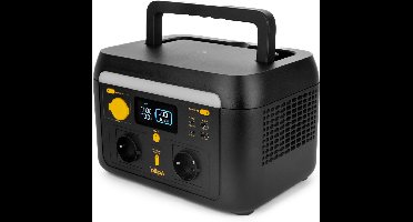 Powerstation – Draagbare Generator – Mobiele Energievoorziening – Noodstroom – Outdoor Accu – 614Wh LiFePO4 Batterij – 1000W Continu Vermogen – App Bediening & LED Lamp