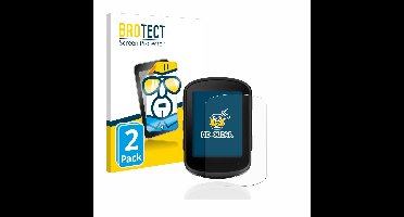 BROTECT - Screenprotector voor Garmin Edge 540 - Folie Beschermfolie transparant 2 Stuks
