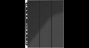 Ultimate Guard 18-Pocket Pages Side-Loading Black (10)