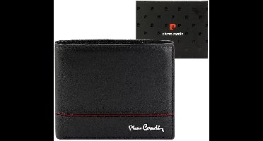Pierre Cardin - Klassieker Portemonnee - RFID Bescherming - Zwart - Hoge Kwaliteit Leer