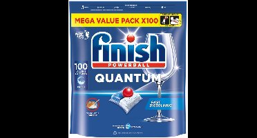 Finish Vaatwastabletten Quantum All in 1 Regular - 100 stuks