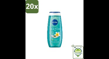 20 x NIVEA Douchegel Hawaii Flower & Oil 250 ml - Grootverpakking - Douchegel Hawaii - Douchegel Hawaii Bloem - Douchegel Met Olie - Huid Verzorging - Huid Hydraat