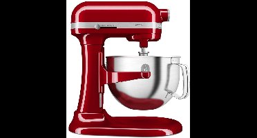 KitchenAid keukenmachine - Artisan - In hoogte verstelbare kom - 375 W - 11 snelheden - 3 RVS accessoires - 5,6L - Keizerrood