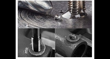 Set met M4x0.50mm Taps en Matrijzen - 3 Delig