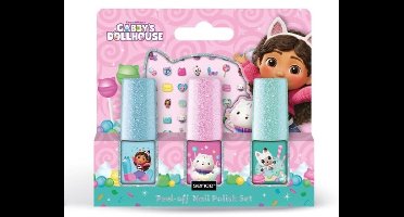Sence - Gabby's Dollhouse Cat Tastic giftset setje nagellak & stickers