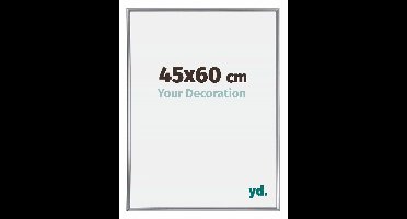 Your Decoration - Fotolijst 45x60 cm - Kunststof - Zilver Hoogglans - Annecy