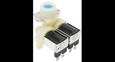 Elektrische Magneetklep voor Wasmachines - DC 220-240V Normaal Gesloten Dubbele Waterinlaat Klep