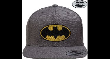 Batman Logo Premium Snapback Cap Dark-Grey