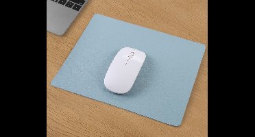 1 stuks muismat, dikke rubberen muismat met premium textuur, antislip, draagbaar en wasbaar, voor vrouwen, mannen, draadloze laptops, toetsenbordlade, gamingcomputer, kantoor, reizen, 30 x 24 cm.Hemelsblauw