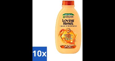 10 x Garnier - Loving Blends - Shampoo - Honing Goud - Beschadigd & Breekbaar Haar - 300 ml - Beschadigd Haar - Breekbaar Haar - Honing Shampoo - Haar Herstellen - Haar Beschermen