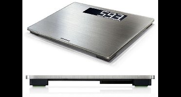Soehnle personenweegschaal digitaal Style Sense Safe 300 - RVS- tot 180 kg - incl. batterijen