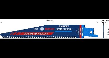 BOSCH Reciprozaagblad Expert Automobielstaal Lengte 150 mm Breedte 20 mm ( 4000837435 )