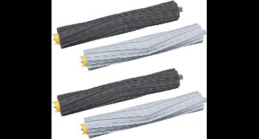 Rubberen borstelset geschikt voor iRobot 800 en 900 serie robotstofzuigers, vervangende rolborstel voor Roomba 850 860 861 866 870 880 890 960 980
