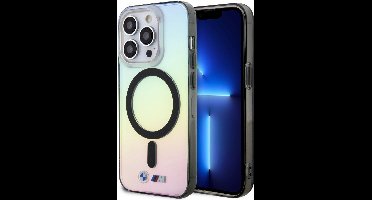 BMW Back Cover - Transparant voor iPhone 15 Pro - MagSafe-compatibel - Iridescent Design
