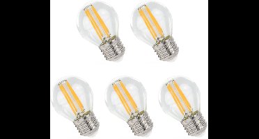 Spectrum Dimbare LED Lamp E27 5.5W - 230V - 710 Lumen - 2700K Warm Wit - Gezellig Licht - Dimbaar - Energiezuinig - 5 stuks