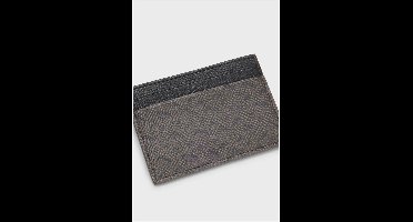 BOSS Leren kaarthouder Zair MN Card Case Dark Brown donkerbruin