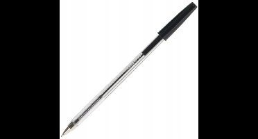 Q-connect Balpen Zwart 0,7mm - Klassiek & Navulbaar