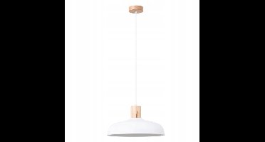 Sollux Lighting Hanglamp Indy - 120x38x38cm - E27 - wit - staal