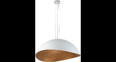 Sigma Solaris L hanglamp wit/koper - Stijlvolle plafondlamp